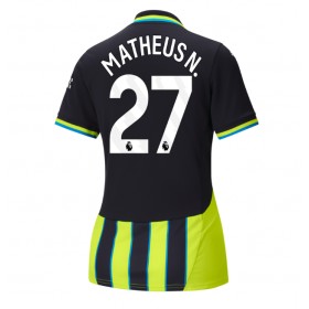 Manchester City Matheus Nunes #27 Borte skjorte til dame 2024-25 Kortermet